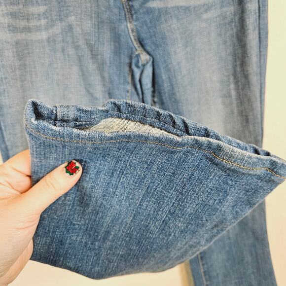 Levi's 515 Bootcut Jeans Light Wash Denim Women's 16 - Picture 4 of 12